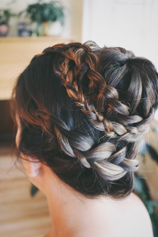 Festive hairstyle
