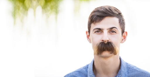 overgrown moustache