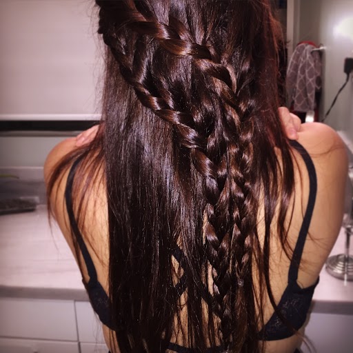double braid hairstyle for party