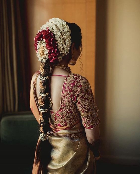 South Indian Bridal Bun Hairstyles Perfect For Your Wedding  Ethnic  Fashion Inspirations
